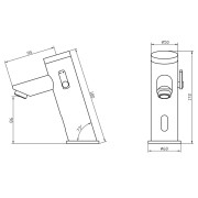 Смеситель сенсорный Ksitex M-8907