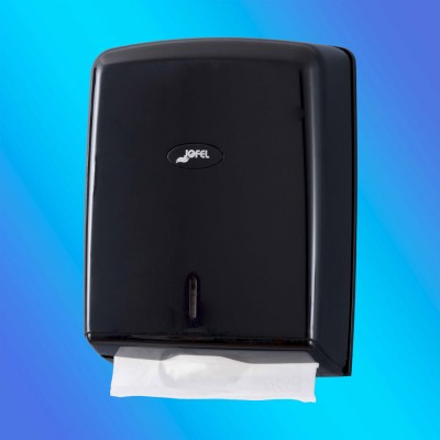 Диспенсер Jofel Black для листовых полотенец AH37600 Диспенсер Jofel Black для листовых полотенец AH37600