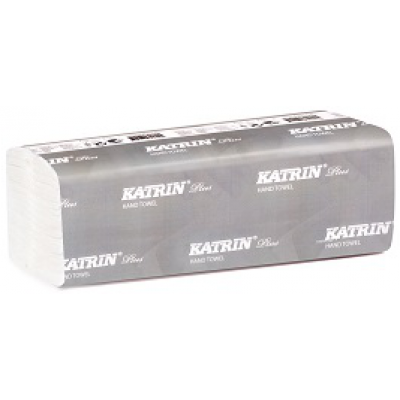 Katrin Plus Zig Zag 2 Handy Pack. 2-слойные бумажные полотенца V-сложения из 100% целлюлозы Katrin Plus Zig Zag 2 Handy Pack. 2-слойные бумажные полотенца V-сложения из 100% целлюлозы