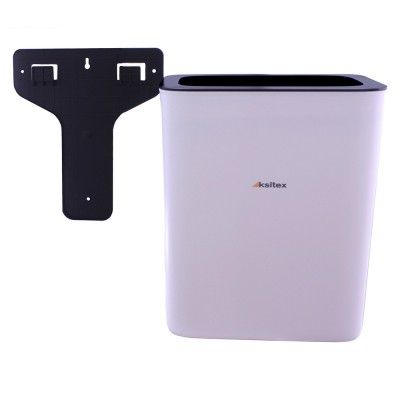 Урна для мусора подвесная Ksitex GBW-26W белая Урна для мусора подвесная Ksitex GBW-26W белая